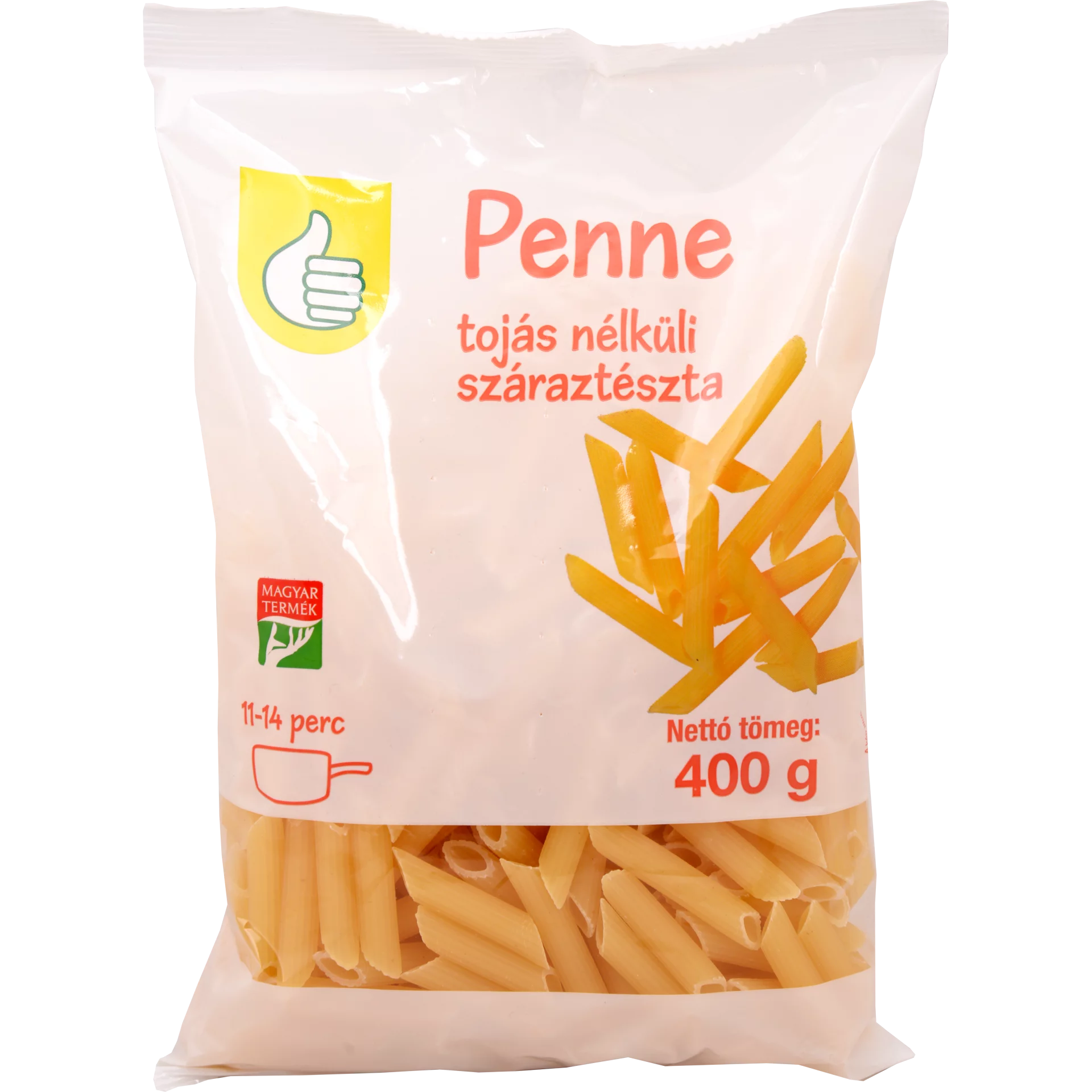 Auchan Tuti Tipp penne, tojás nélküli száraztészta, 400g